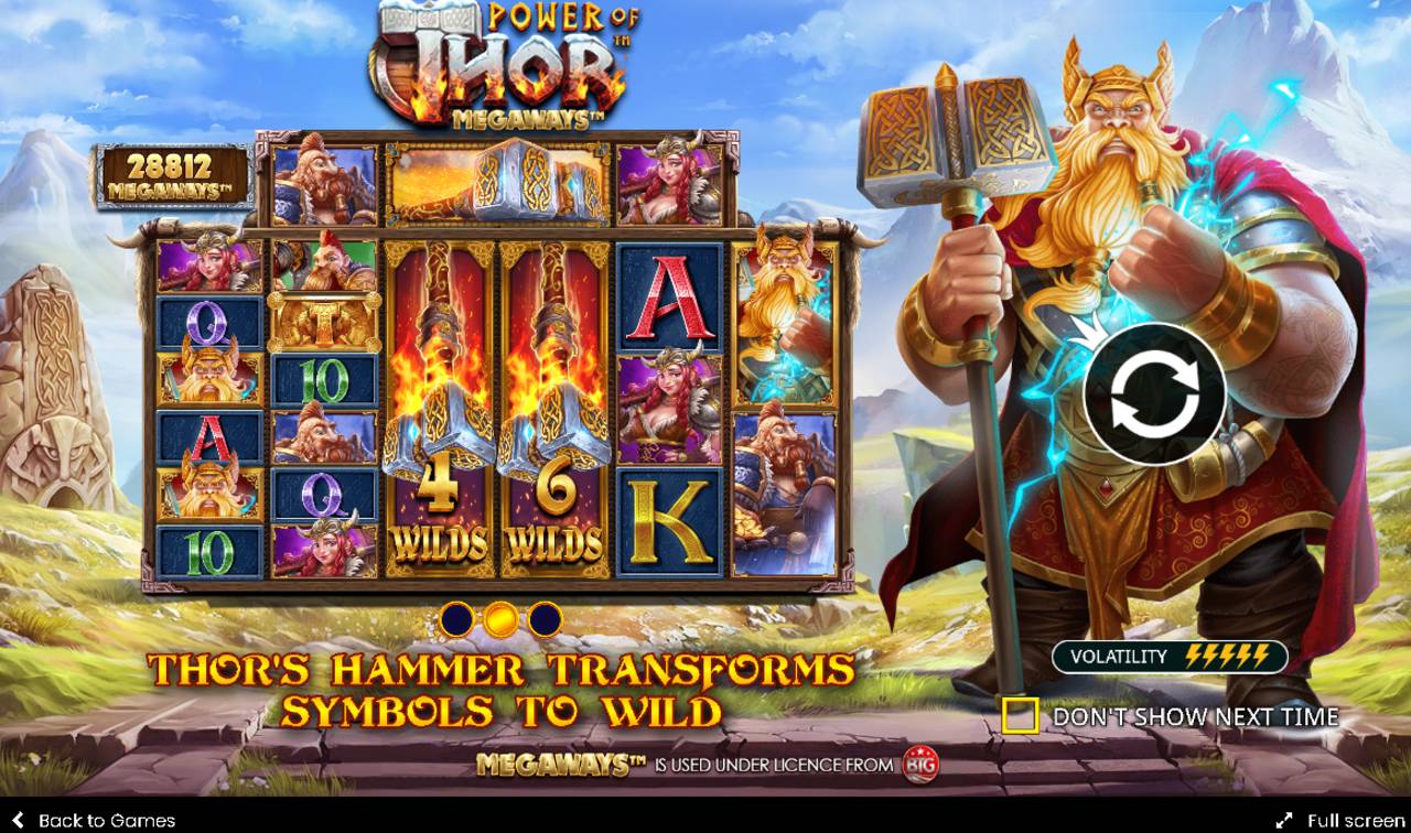 Power Of Thor Megaways (Pragmatic Play) Image 1